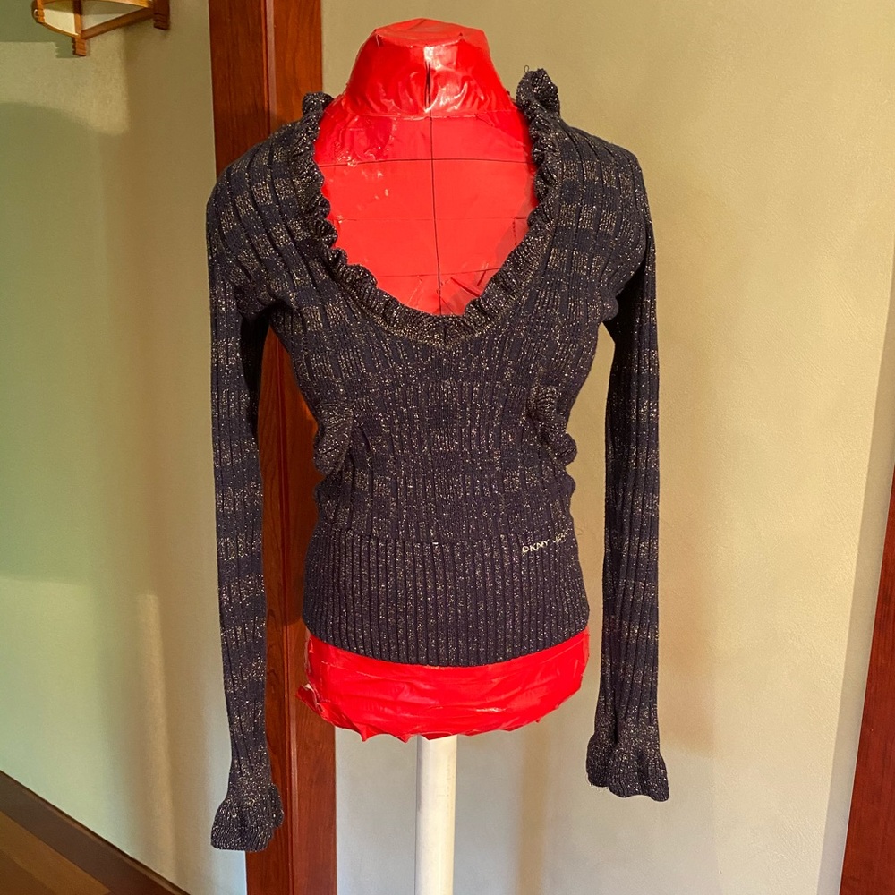 DKNY - Really cute pullover sweater with hood